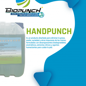 HANDPUNCH. Removedor de grasa.