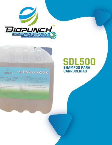 SDL500. Shampoo para carrocerías